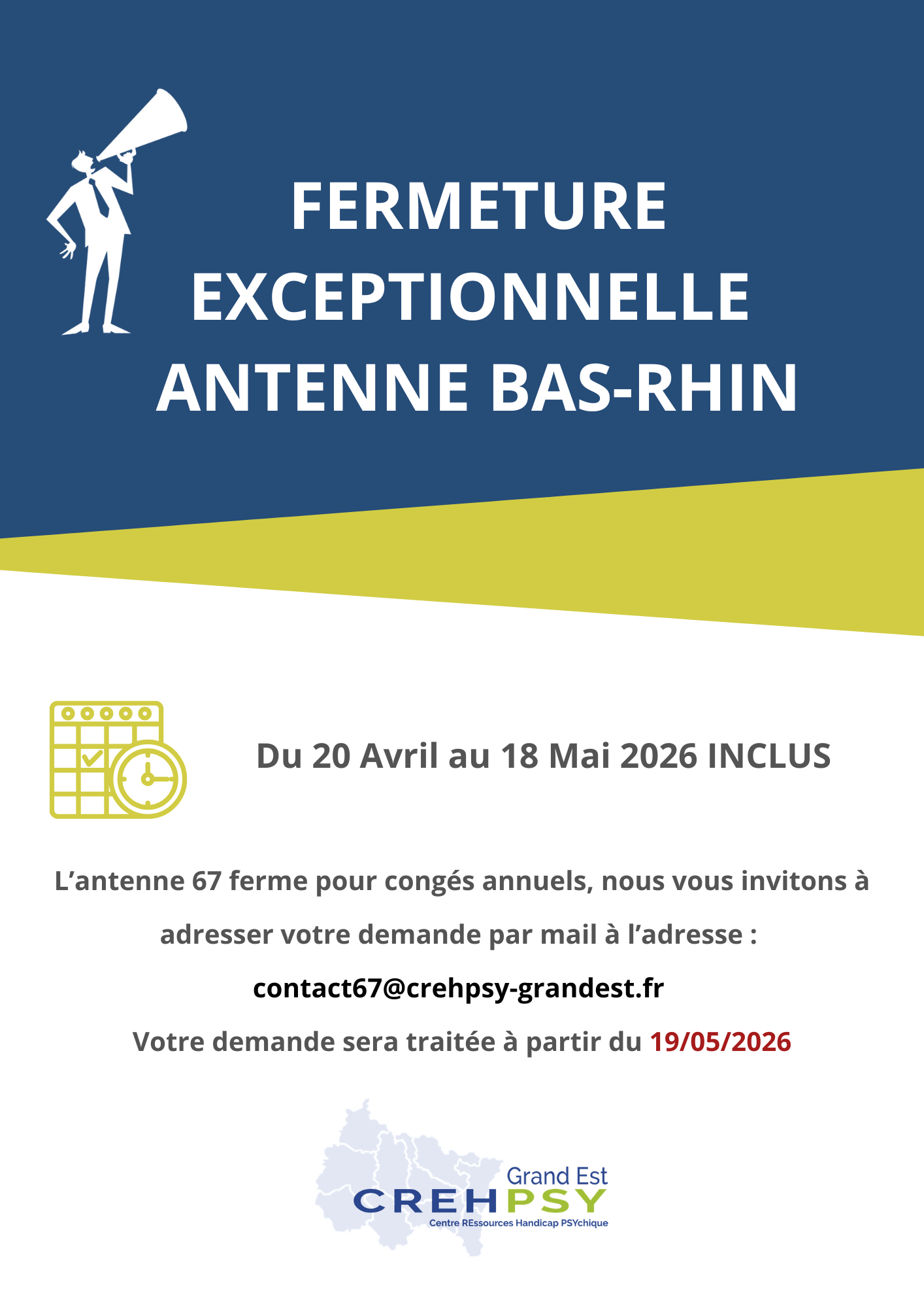 FERMETURE CREHPSY 67