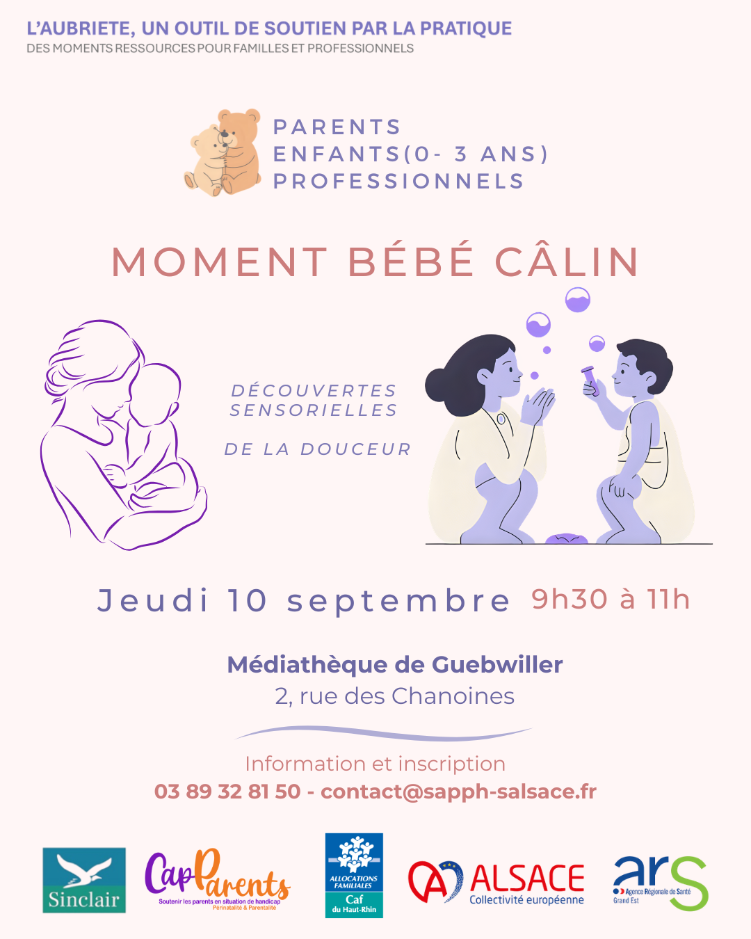 Atelier bb clin jeudi 10 septembre