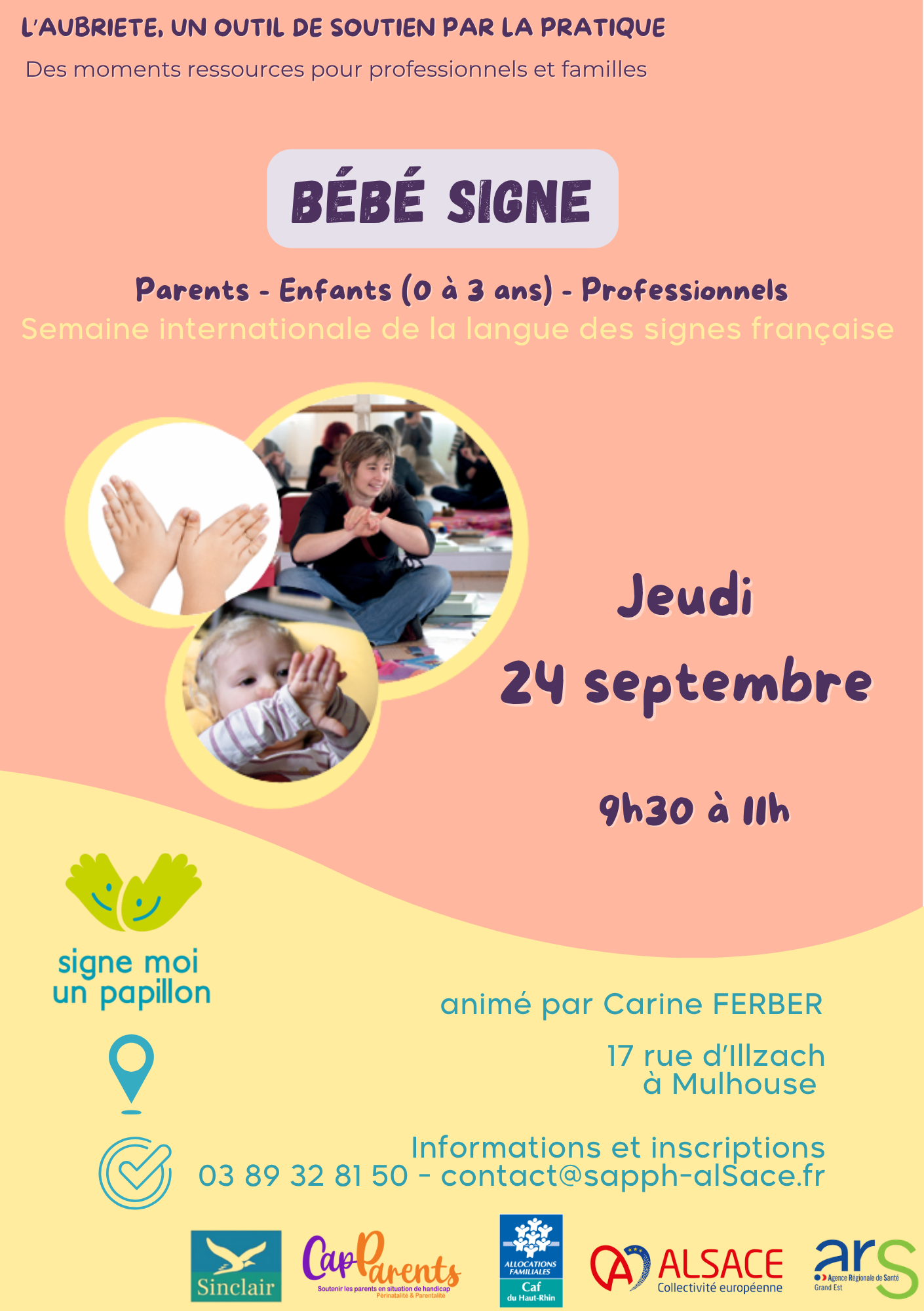 Atelier bb signe jeudi 24 septembre