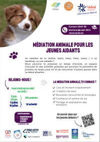 Médiation animale pour les jeunes aidants Udaf 68