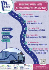 Plusieurs dates M ta santé près de chez vous!