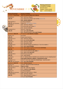 Planning Novembre 2025 GEM 