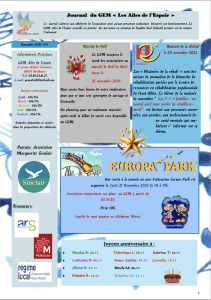 Programme novembre 2025 GEM 