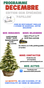 Programme décembre 2025 GEM La Navette