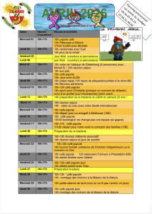 Planning avril 2026 Les soleils du Sundgau