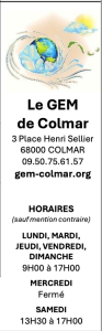 Programme GEM de Colmar Avril 2026