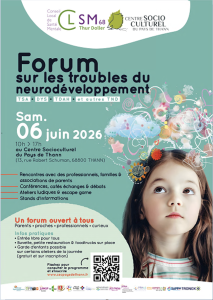 06/06/2026 Forum sur les troubles du neurodéveloppement CSC de Thann