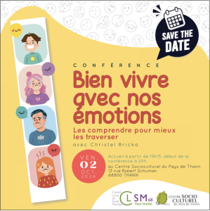 2/10/26 à 19h15 au CSC de THANN 