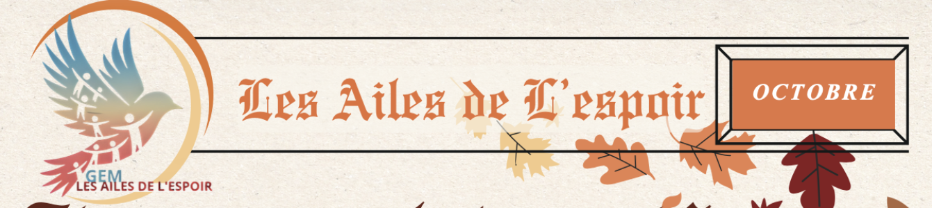 🪽Planning d'Octobre 2026 - GEM les Ailes de l'Espoir