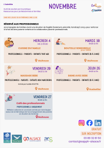 Programme Aubriète : Novembre 2026